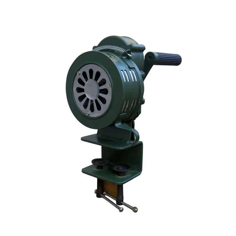 ไซเรนมือหมุนแบบยึดโต๊ะ ความดัง 120 dB.