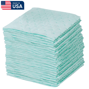 BRADY วัสดุดูดซับของเหลวสารเคมีอันตราย ชนิดแผ่น รุ่น SPCUN1719 (100 แผ่น / กล่อง)