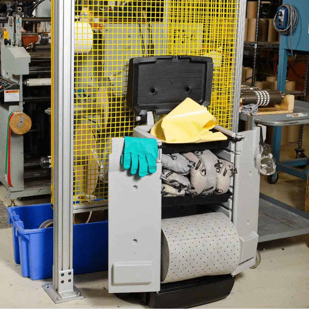 BRADY วัสดุดูดซับสารเคมี สารเหลว น้ำมัน แบบรถเข็นเคลื่อนที่เร็ว - Image 5