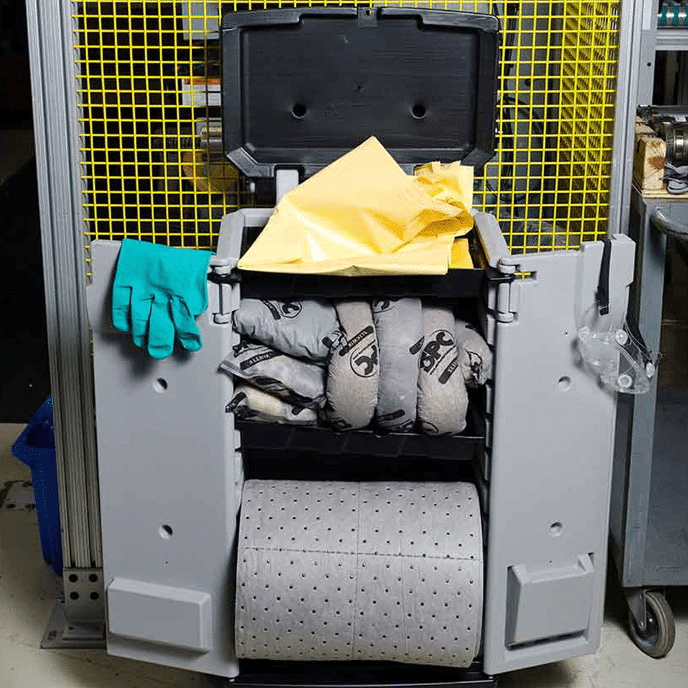 BRADY วัสดุดูดซับสารเคมี สารเหลว น้ำมัน แบบรถเข็นเคลื่อนที่เร็ว - Image 6