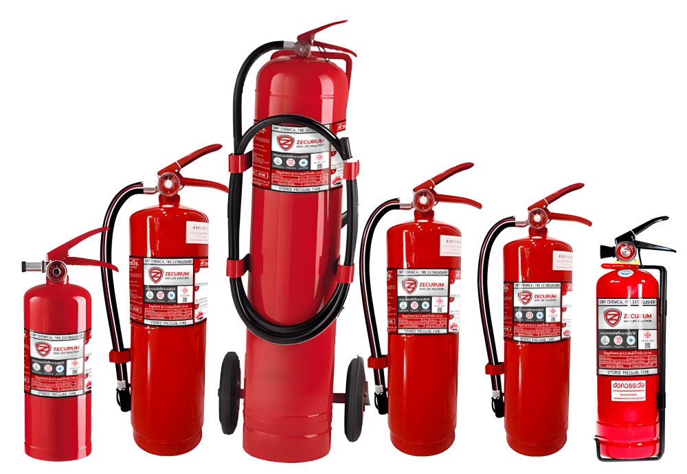 เครื่องดับเพลิง ชนิดเคมีแห้ง ขนาด 15 ปอนด์ (แถมขาแขวน) - Image 2