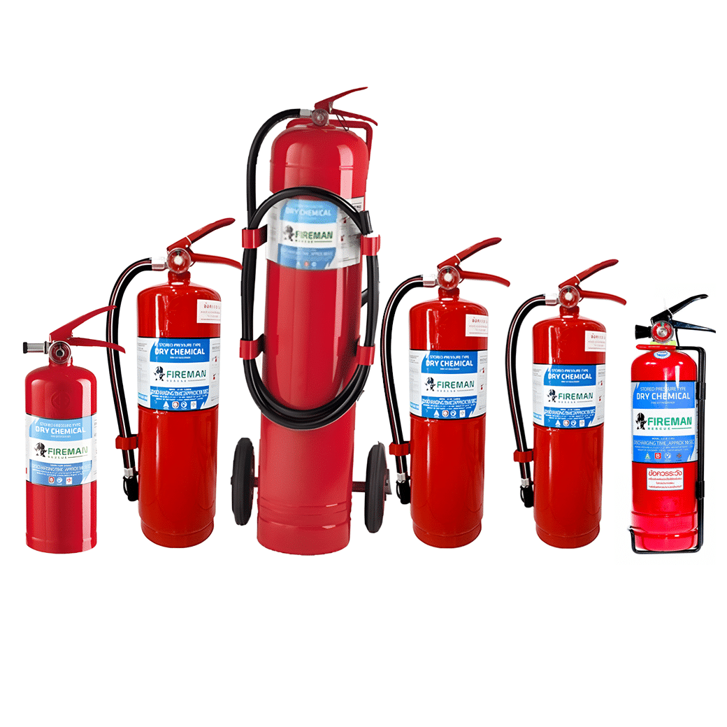 เครื่องดับเพลิง ชนิดเคมีแห้ง ขนาด 20 ปอนด์ (แถมขาแขวน) - Image 2