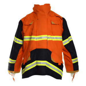 เสื้อ+กางเกงดับเพลิง Fier Breeze ลายตาราง ผ้า Jackal  205 gsm.