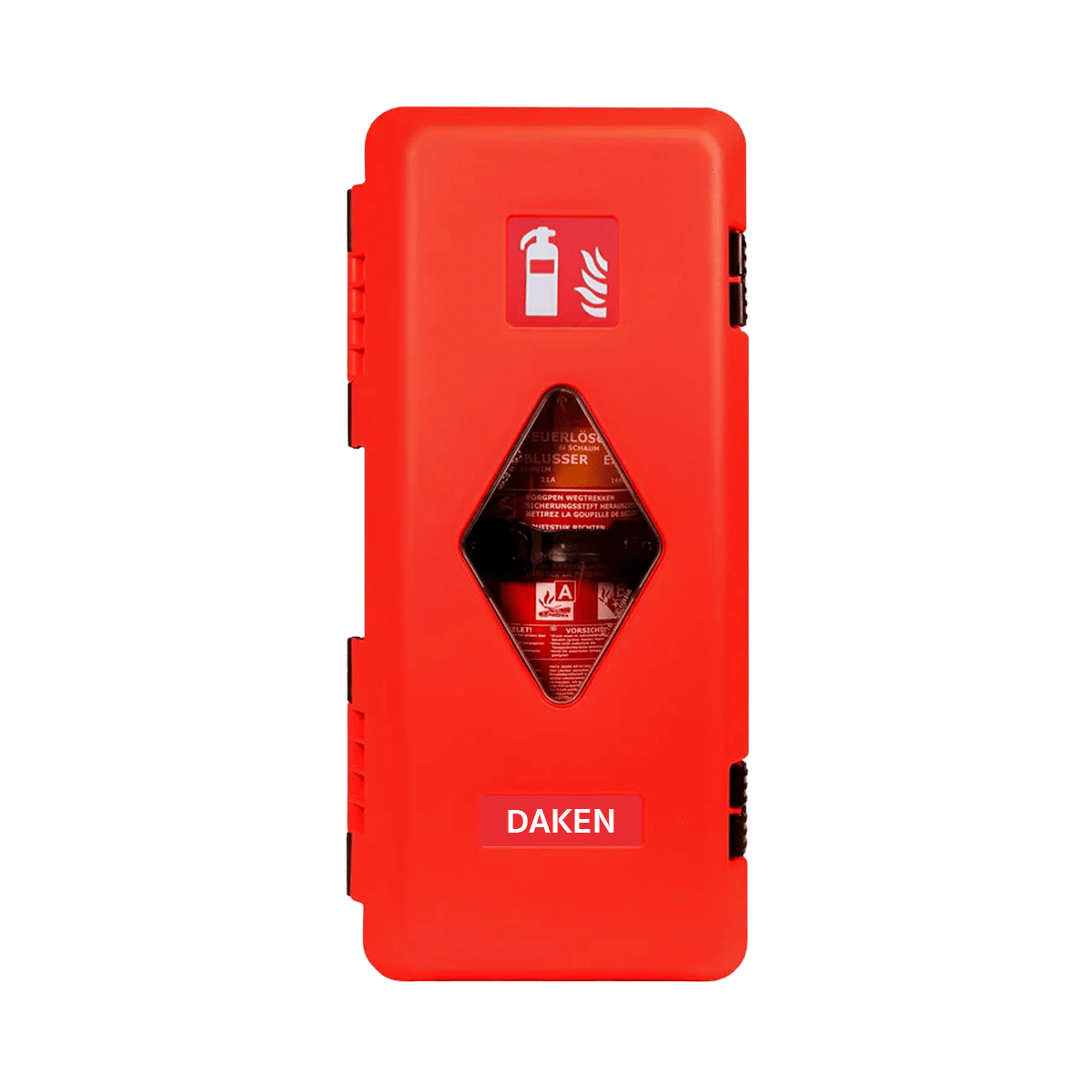 กล่องใส่ถังดับเพลิง DAKEN 82030 Adamant ฝาล็อคดำ 15 ปอนด์ - Image 3