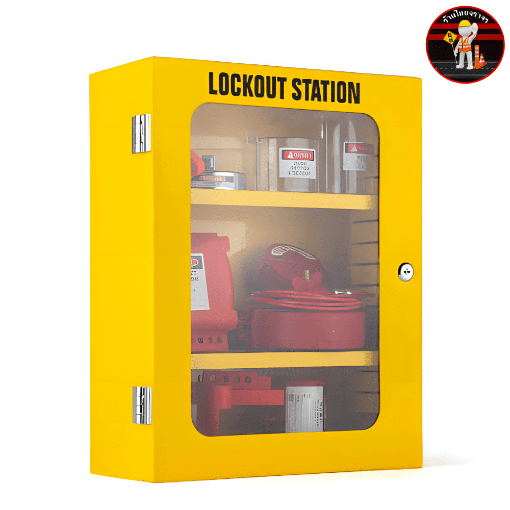 ตู้เหล็กเก็บอุปกรณ์ LOCKOUT STATION ขนาด 36x45x15.5cm - Image 2