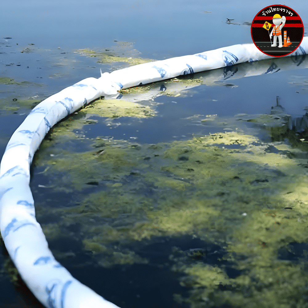 วัสดุดูดซับของเหลวประเภทน้ำมัน ชนิดท่อนยาว 2.4 เมตร ไม่มีขน สีขาว Brady รุ่น OIL 806 (6 ท่อน / กล่อง) - Image 4