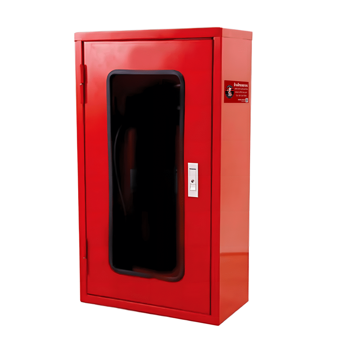 ตู้เก็บถังดับเพลิงถังเดี่ยว ขนาด 40x70x20 Cm. เหล็กเบอร์ 21 (เฉพาะตู้) - Image 2
