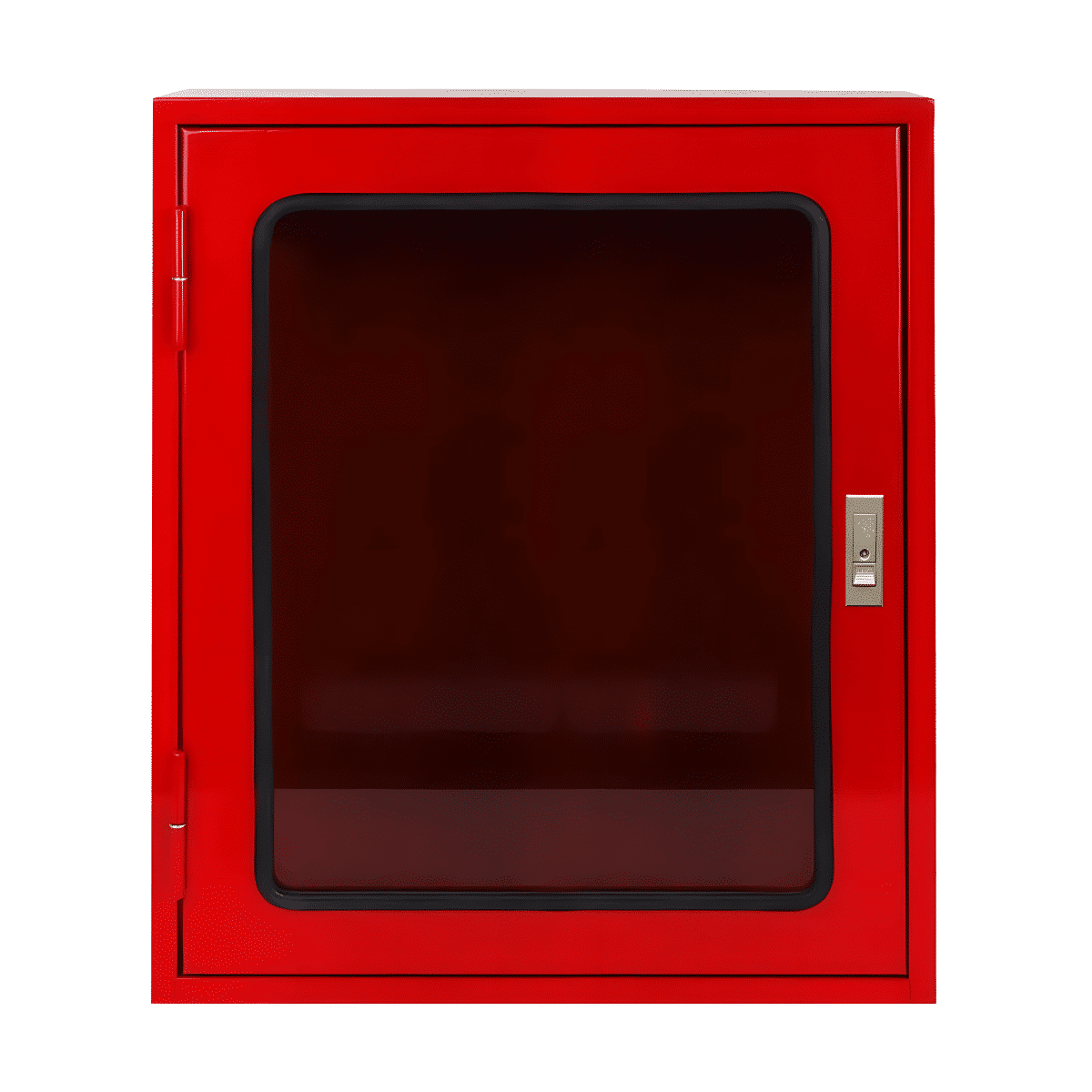 ตู้เก็บอุปกรณ์ดับเพลิงแบบถังคู่ ขนาด 60x70x20 Cm. เหล็กเบอร์ 21 (เฉพาะตู้)