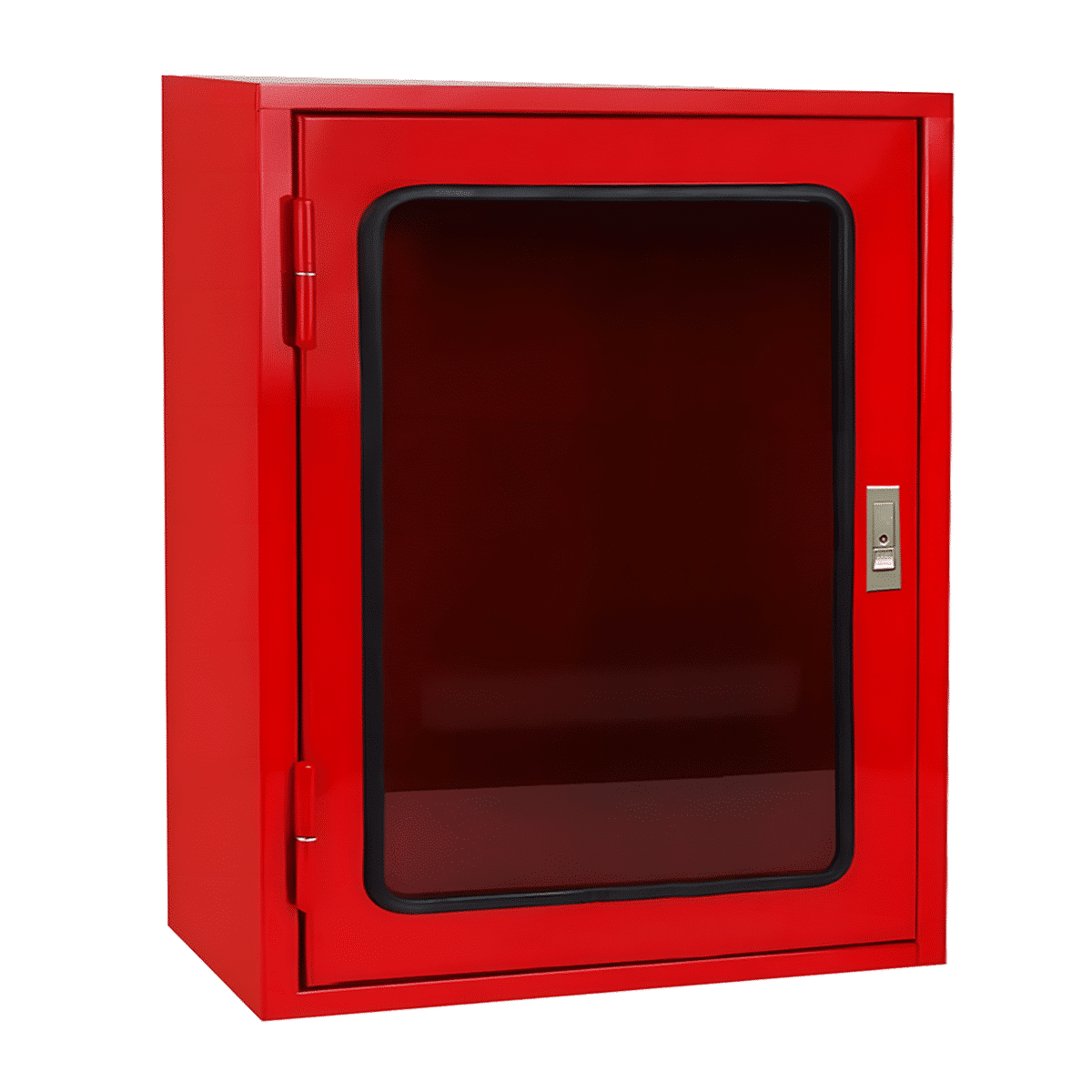 ตู้เก็บอุปกรณ์ดับเพลิงแบบถังคู่ ขนาด 60x70x20 Cm. เหล็กเบอร์ 21 (เฉพาะตู้) - Image 4