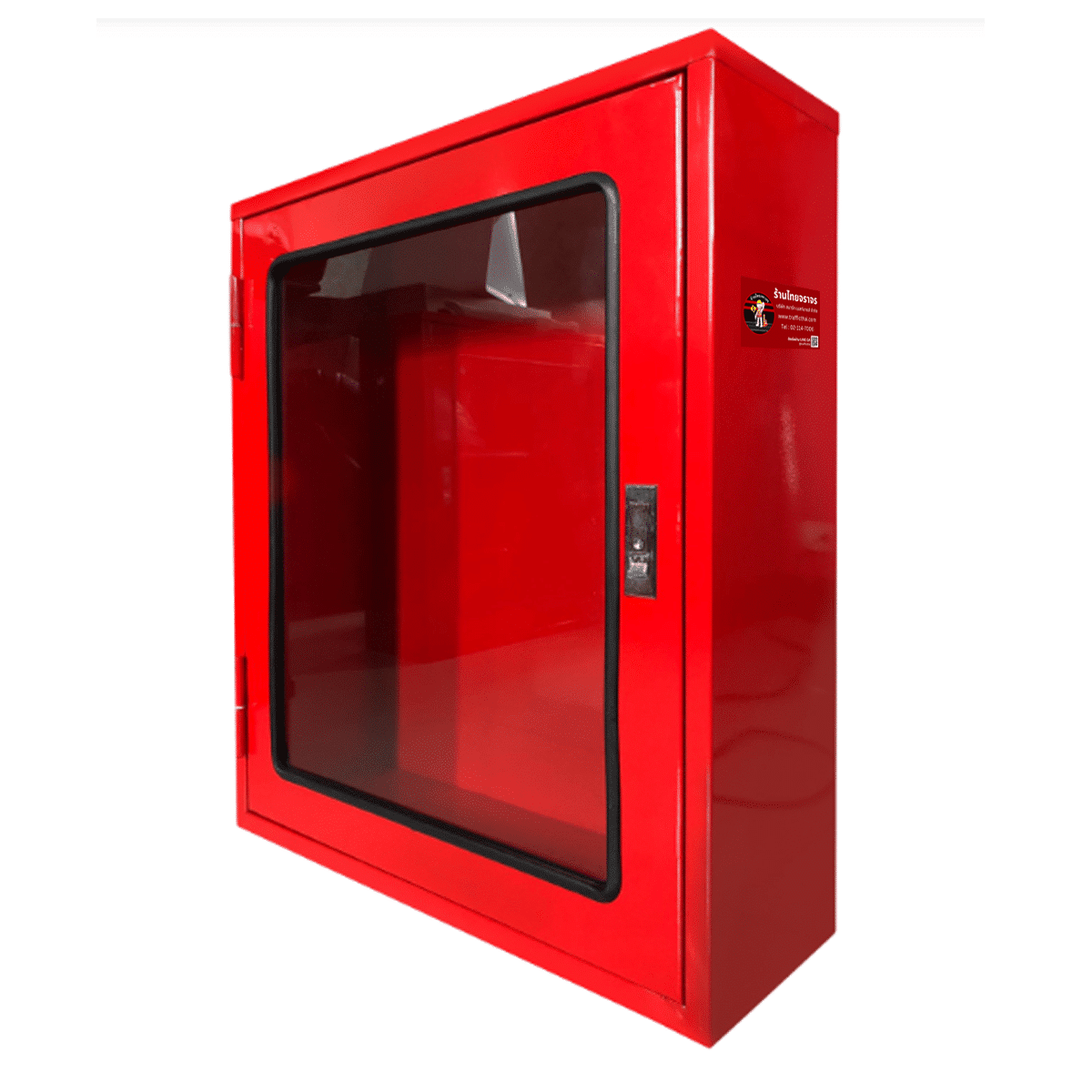 ตู้เก็บอุปกรณ์ดับเพลิงแบบถังคู่ ขนาด 60x70x20 Cm. เหล็กเบอร์ 21 (เฉพาะตู้) - Image 3