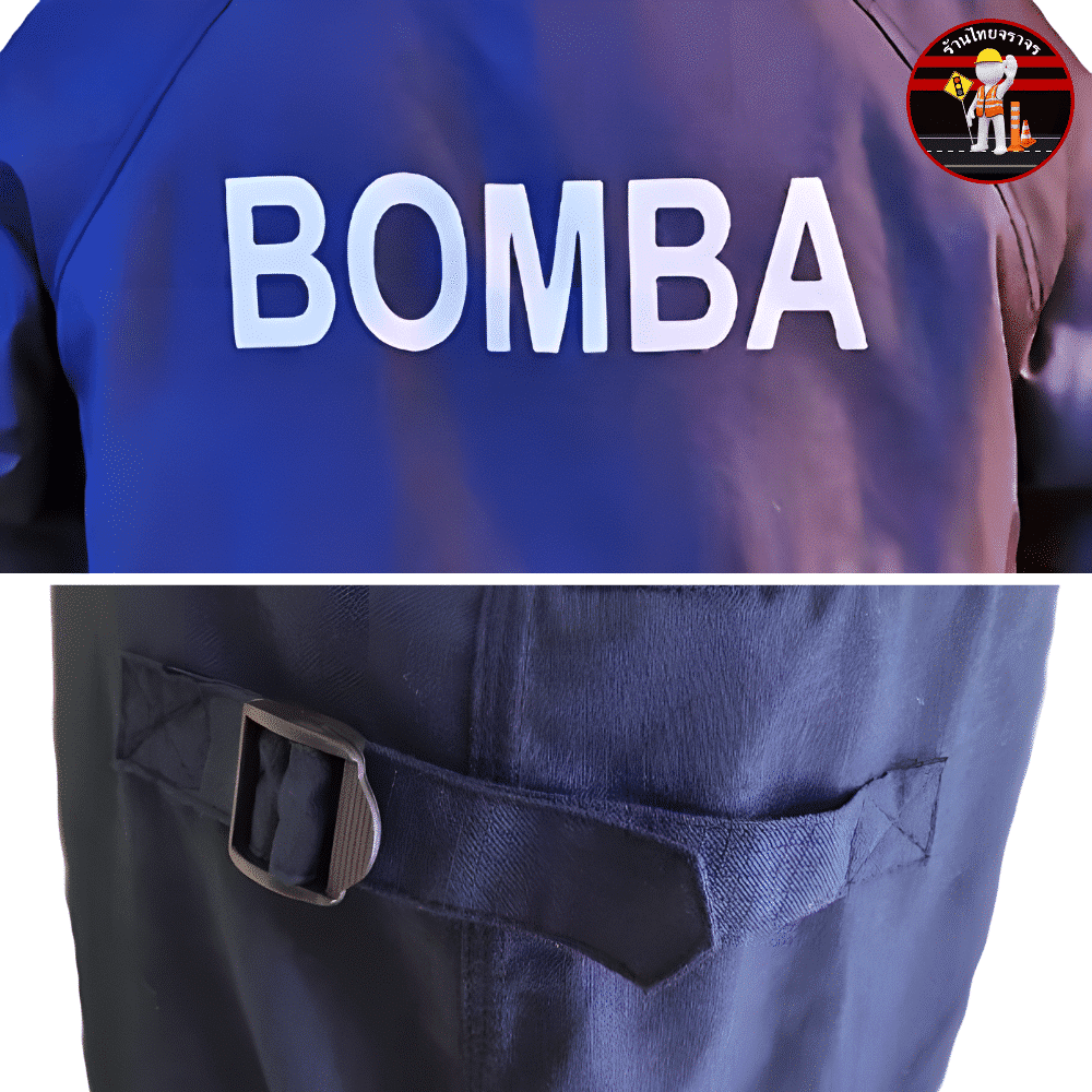 ชุดดับเพลิง Clasis Lite Tough ลายตาราง ผ้า Nomex Tough 205gsm - Image 7