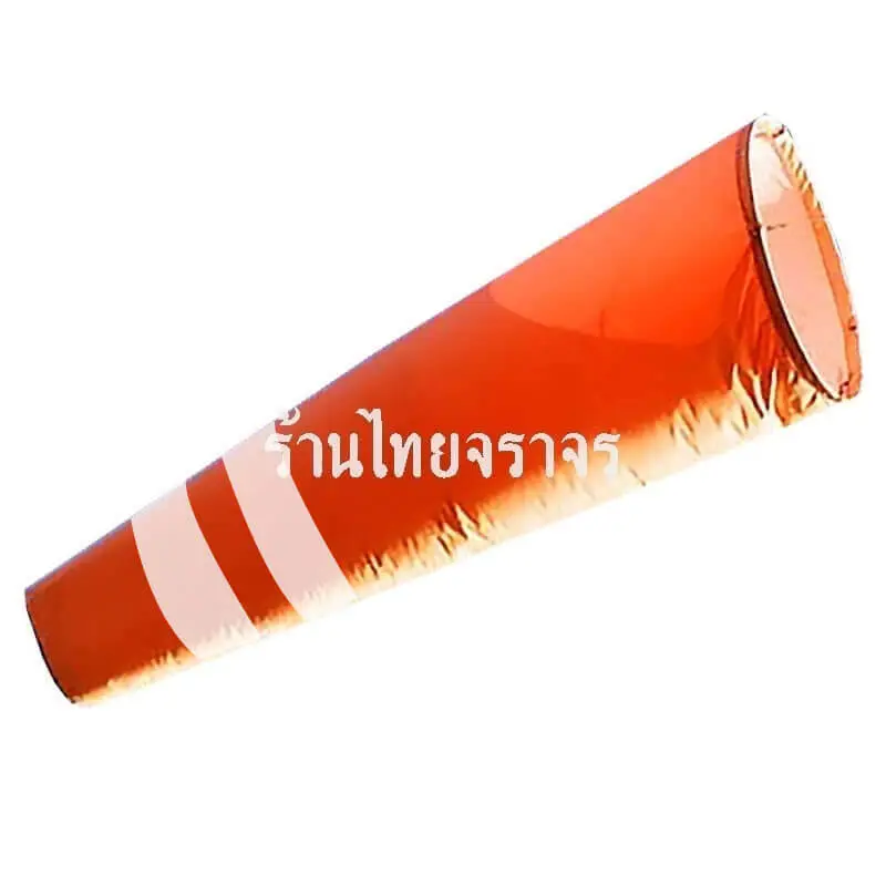 ถุงลมบอกทิศทาง เส้นผ่านศูนย์กลาง 96 Cm. ยาว 340 Cm. ชิ้นงานหน้ากว้าง 150 Cm. มีแถบสะท้อนแสง 5 Cm. 2 แถบ - Image 2